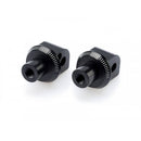 Pillion Footpeg Adaptors Black For Yamaha TMax 500 08-12