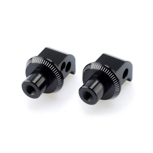 Pillion Footpeg Adaptors Black For Honda CB1100 13-14