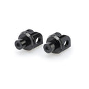 Footpeg Adaptors Black For Kawasaki ER6-F 06-16