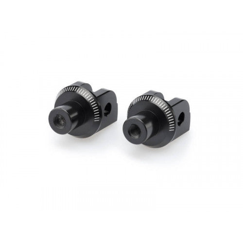 Footpeg Adaptors Black For Suzuki B King 08-11