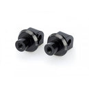 Pillion Footpeg Adaptors Black For Yamaha YZF R1 02-24