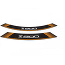Wheel Rim Stickers Orange For Kawasaki Z800 13-16