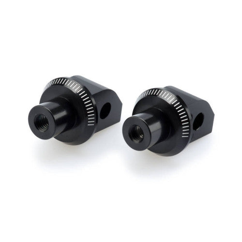 Pillion Footpeg Adaptors Black For Triumph Bonneville Speedmaster 21-24