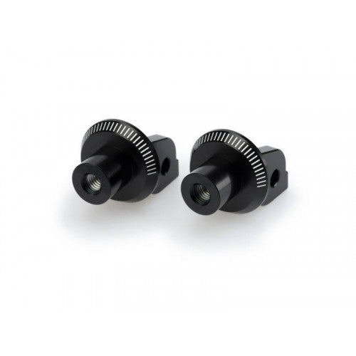 Footpeg Adaptors Black For MV Agusta Brutale 1000 ORO 19-23
