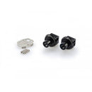 Pillion Footpeg Adaptors Black For BMW R1200 GS Adventure 06-13