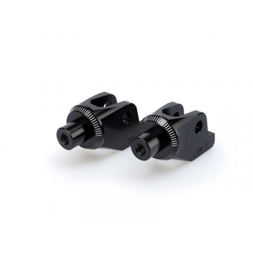 Footpeg Adaptors Black For Triumph Scrambler 1200 XC 19-23