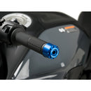 Short Bar End Weights Silver For Suzuki GSX 8R 24