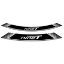 Wheel Rim Stickers White For BMW R Nine T 14-20