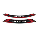 Wheel Rim Stickers Red For Yamaha FZ-09 13-16