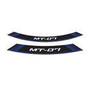 Wheel Rim Stickers Blue For Yamaha MT-07 14-24