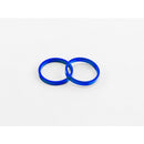 Rings For Short Bar Ends Blue For CF Moto 450NK 23-24