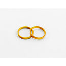 Rings For Short Bar Ends Gold For CF Moto 450NK 23-24