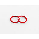 Rings For Short Bar Ends Red For CF Moto 450NK 23-24