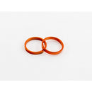 Rings For Short Bar Ends Orange For CF Moto 450NK 23-24