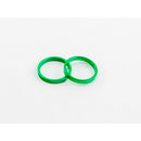 Rings For Short Bar Ends Green For CF Moto 450NK 23-24