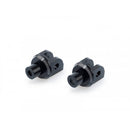 Footpeg Adaptors Black For MV Agusta Turismo Veloce 800 15-20