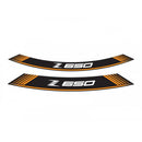 Wheel Rim Stickers Orange For Kawasaki Z650 17-24