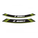 Wheel Rim Stickers Green For Kawasaki Z650 17-24