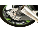 Wheel Rim Stickers White For Kawasaki Z900 17-24