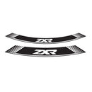 Wheel Rim Stickers White For Kawasaki ZX-10R 04-20