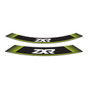 Wheel Rim Stickers Green For Kawasaki ZX-10R 04-20