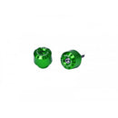 Short Bar End Weights Green For Yamaha MT-09 Tracer 15-17