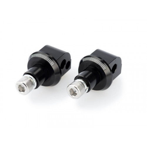 Pillion Footpeg Adaptors Black For KTM 125 Duke 11-23