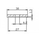 Rearview Mirror Adaptor Black For Suzuki B King 08-11