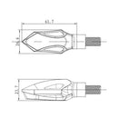 House LED Indicators Black For KTM 125 Duke 17-24