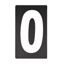 Spare White Pitboard Number - '0'