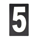 Spare White Pitboard Number - '5'