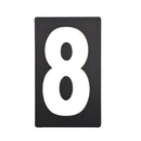 Spare White Pitboard Number - '8'