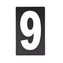 Spare White Pitboard Number - '9'