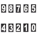 Spare White Pitboard Number - '6'