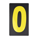 Spare Yellow Pitboard Number - '0'
