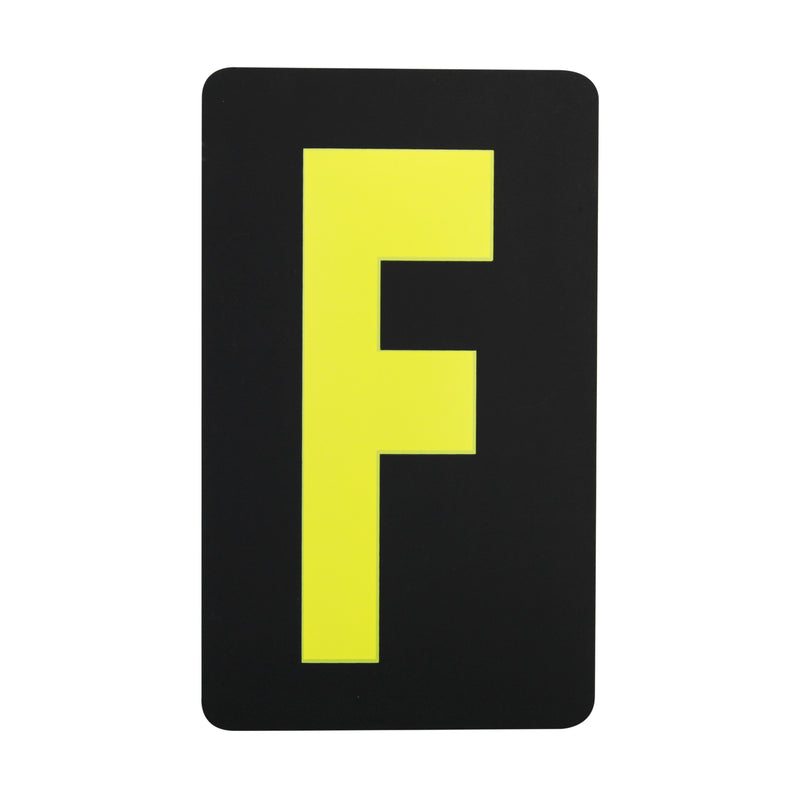 Spare Yellow Letter F For Pitboard