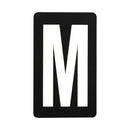 Spare White Letter For Pitboard - 'M'
