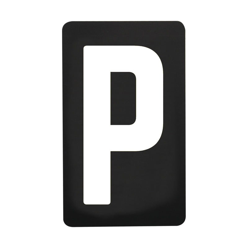 Spare White Letter For Pitboard - 'P'