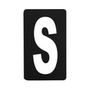 Spare White Letter For Pitboard - 'S'