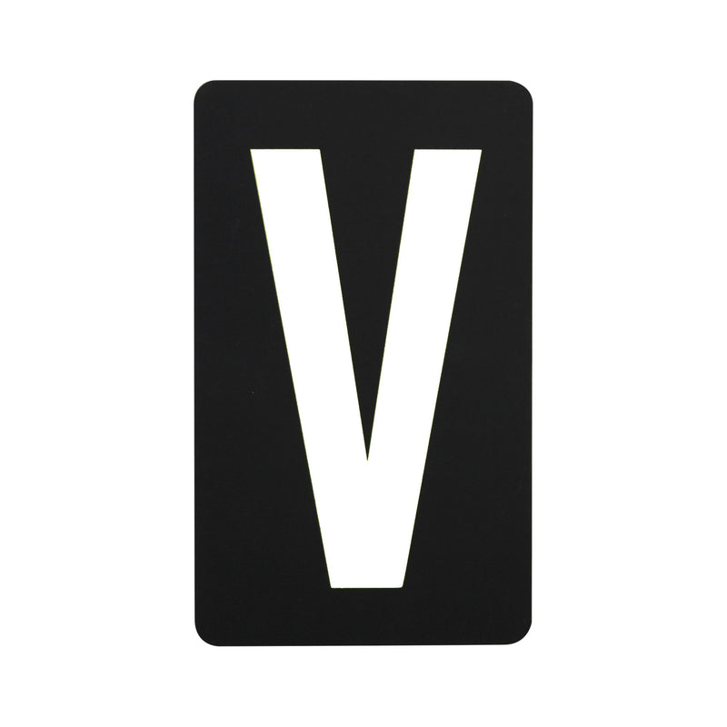 Spare White Letter For Pitboard - 'V'