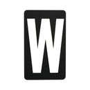 Spare White Letter For Pitboard - 'W'