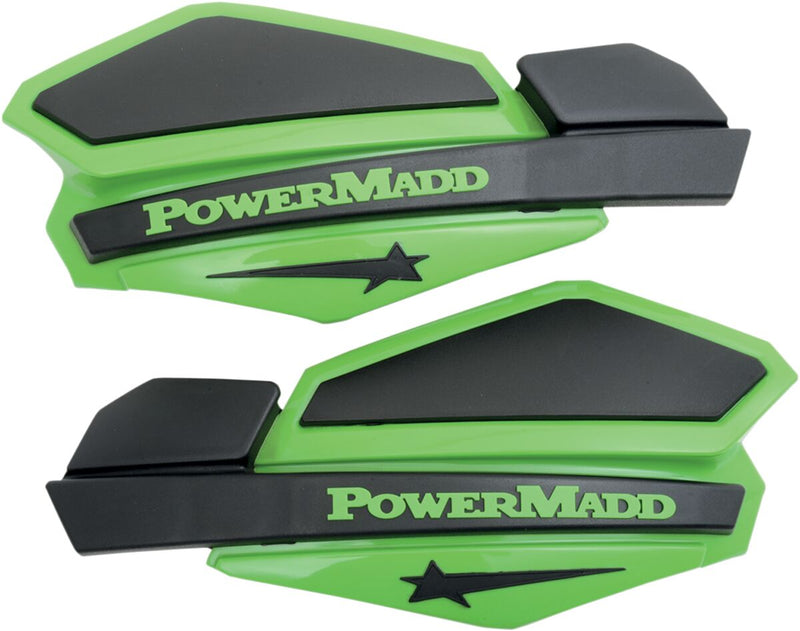 Star Series Handguards Black / Gloss / Green / Matt - 22 MM