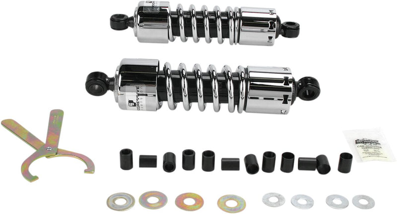 412 Series Cruiser Shocks Chrome - 11 Inch