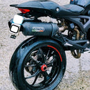 Adjustable Number Plate Black For Ducati Monster 696 796 1100 EVO