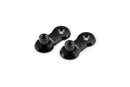 40mm Footpeg Adjustable Adaptor Kit Black Anodised Aluminium |