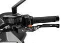 4.0 Lever Black - Extendable Foldable - Clutch / Rear Brake / Left Hand Orange