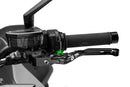 4.0 Lever Black - Extendable Foldable - Clutch / Rear Brake / Left Hand Blue
