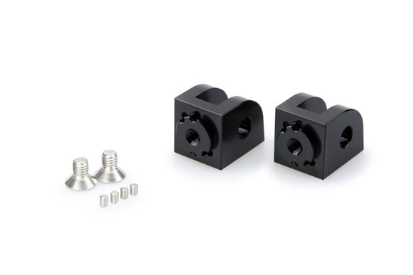 Adjustable Rider Footpeg Adaptor Black For Honda CB 1100 EX 2017-Current