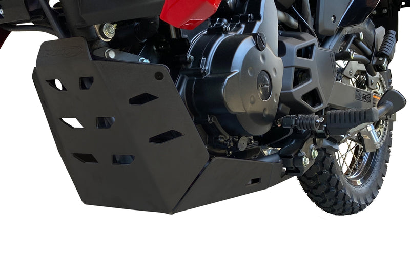 Aluminium Belly Pan Black For Kawasaki KLR 650 2022>2024