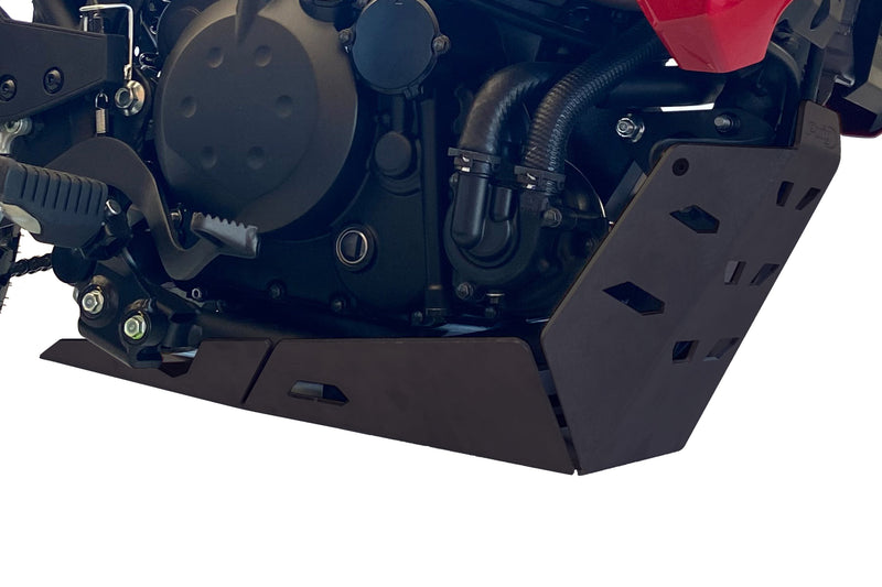 Aluminium Belly Pan Black For Kawasaki KLR 650 2022>2024